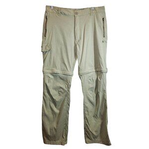 Craghoppers Mens Size 38 SolarDry Convertible Hiking Pants Beige hiking outdoor